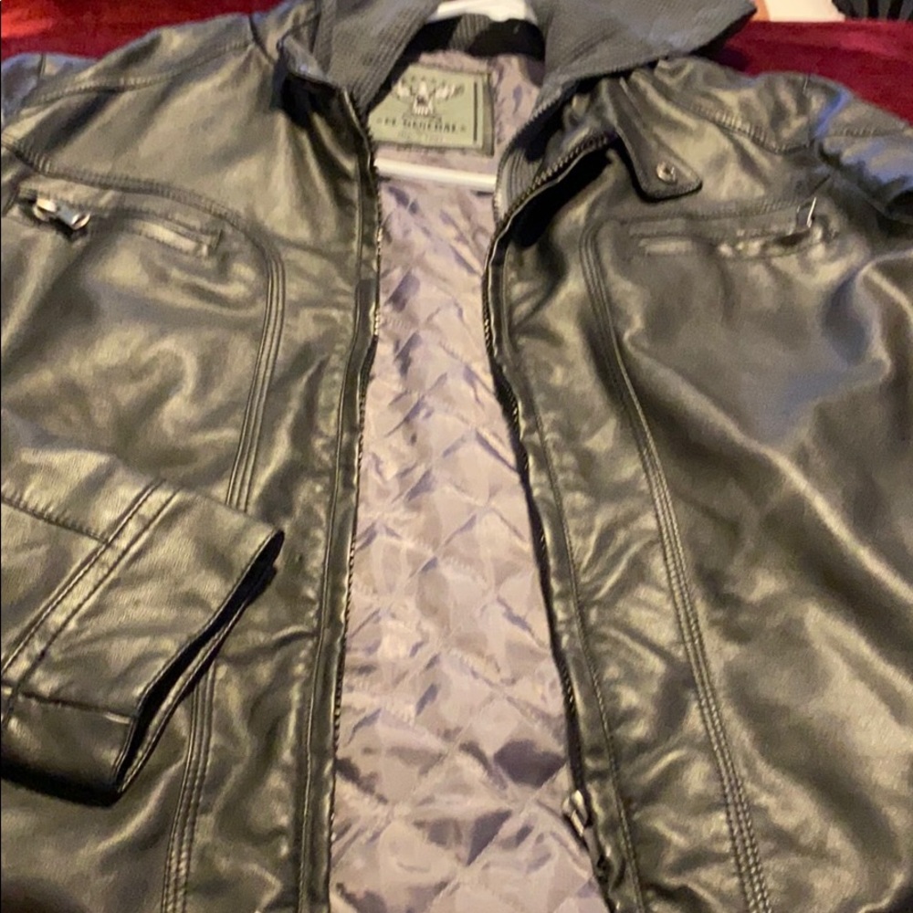 El General PU Leather Jacket